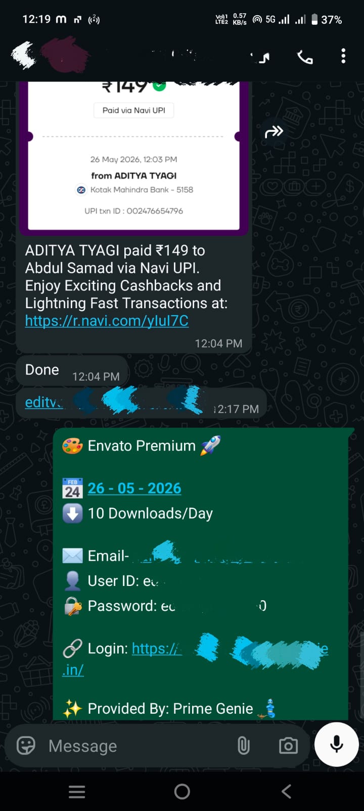 Prime Genie Group Buy designer tools subscription customer activation proof screenshot 18